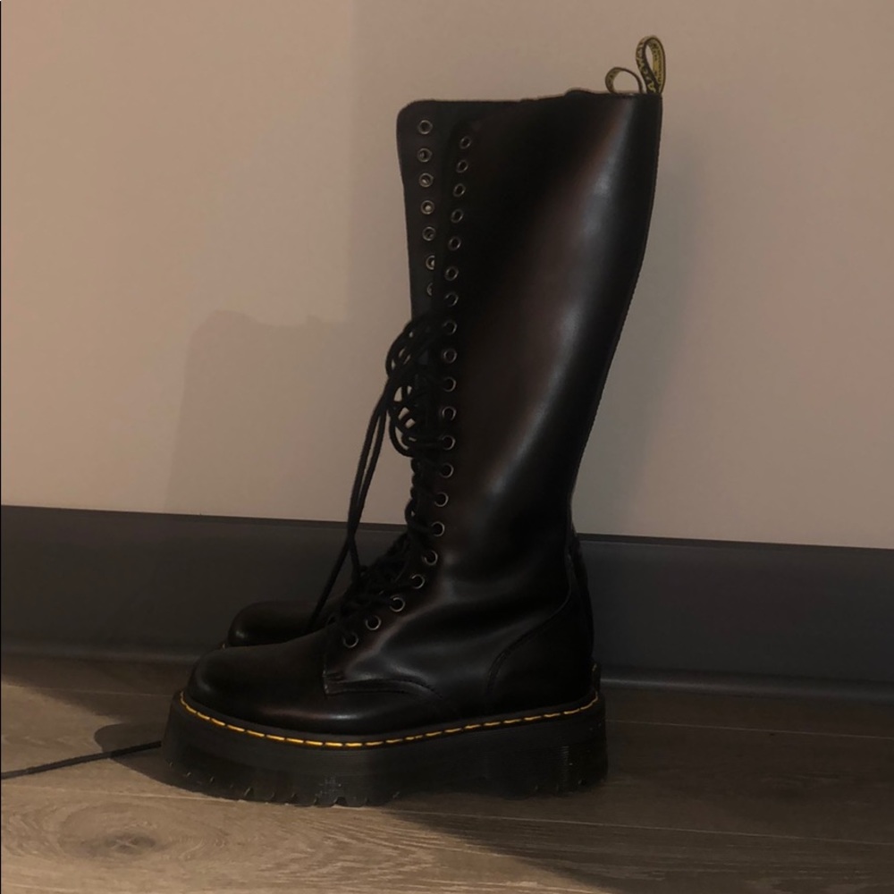 Leather boots